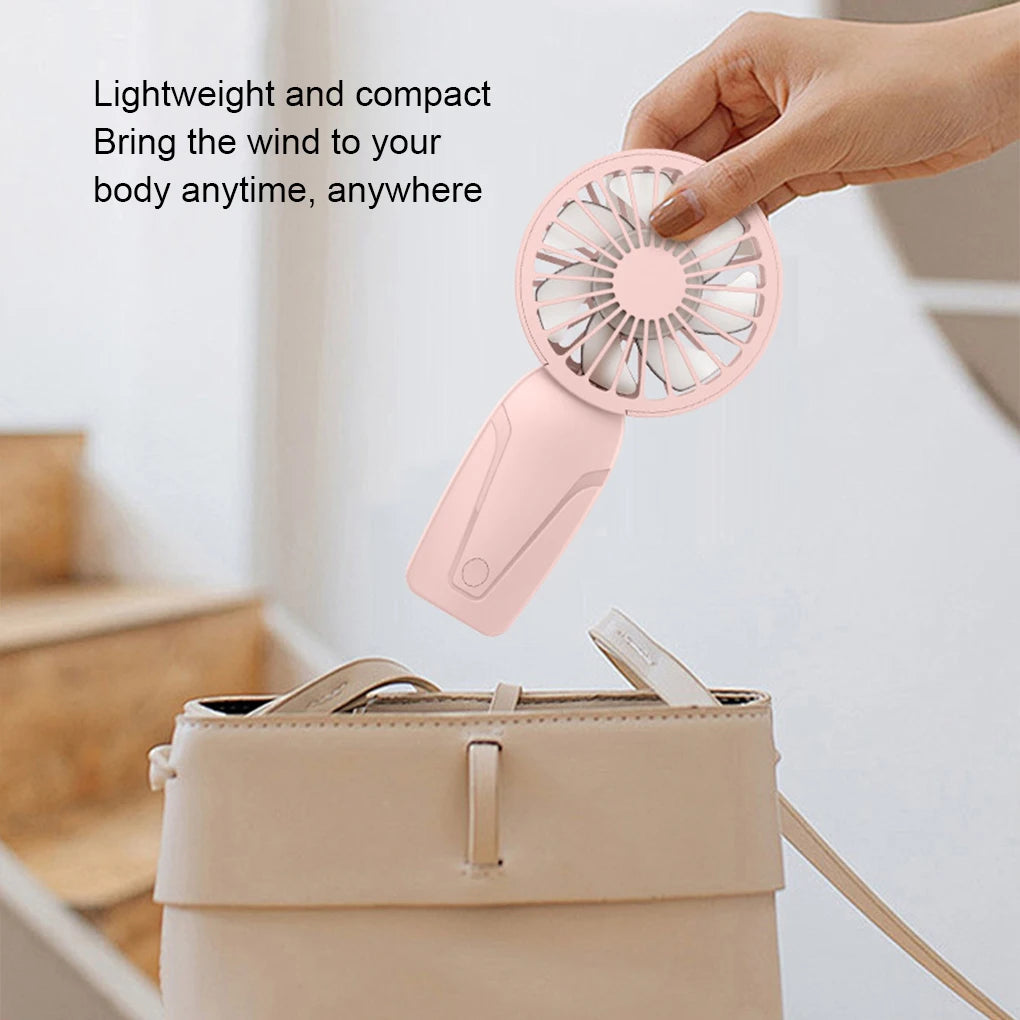 Portable Mini USB Fan – Lightweight & Rechargeable