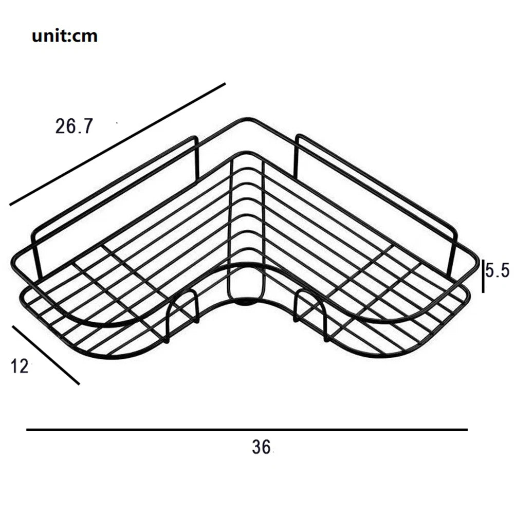 Shower Shelf – No-Drill Suction Holder