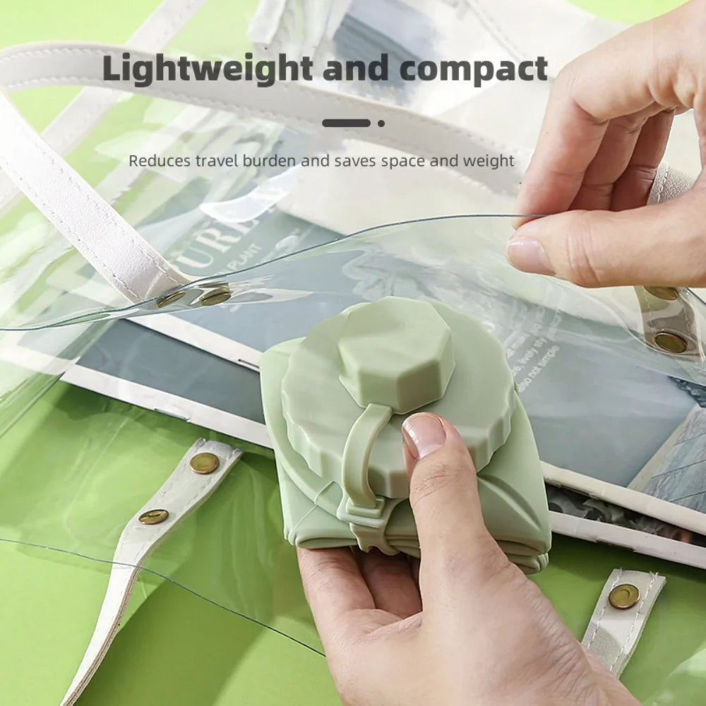 600ml Foldable Silicone Bottle – Portable & Reusable